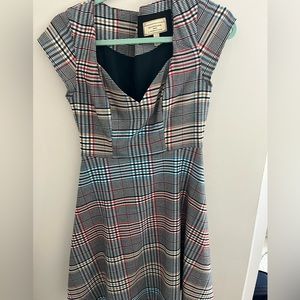 Anthropologie Checkered Dress